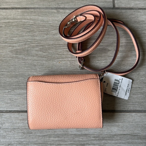 Coach Mini Envelope Wallet with Strap in Faded Blush NWT - sold out - Picture 8 of 9